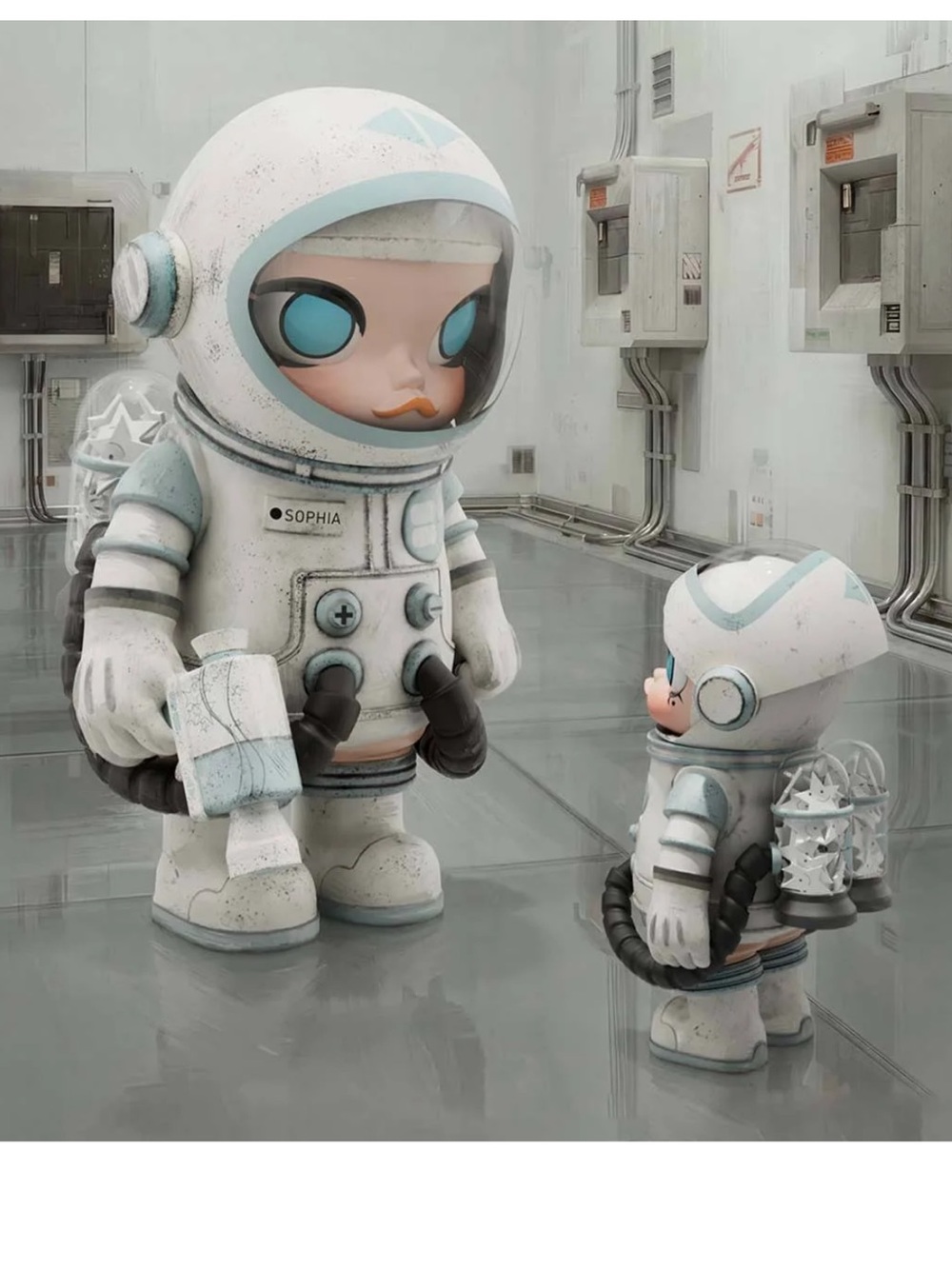 400% Mega Space Molly. “Ashley Wood”Gorgeous! 
Open Box. - Picture 3 of 5